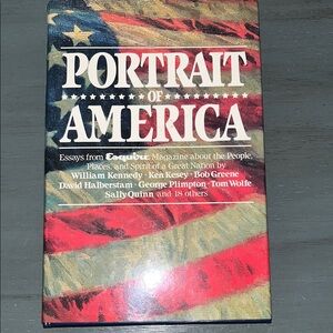 Portrait of American Essays by Esquire Magazine Editors (1989, Hardcover) EUC